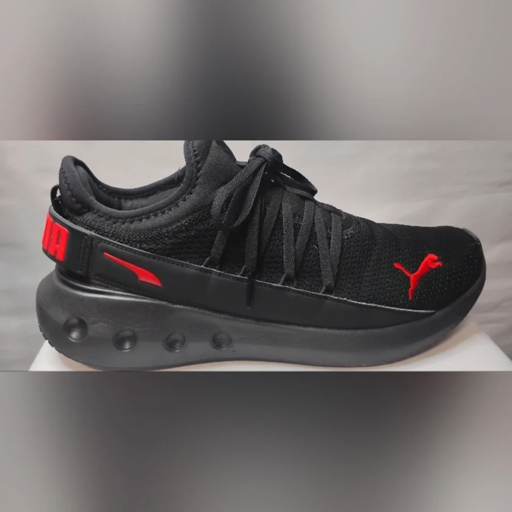 Puma Softride Carson Fresh Black Red Men Road Running Jogging Shoes 310155-04 - Picture 11 of 14